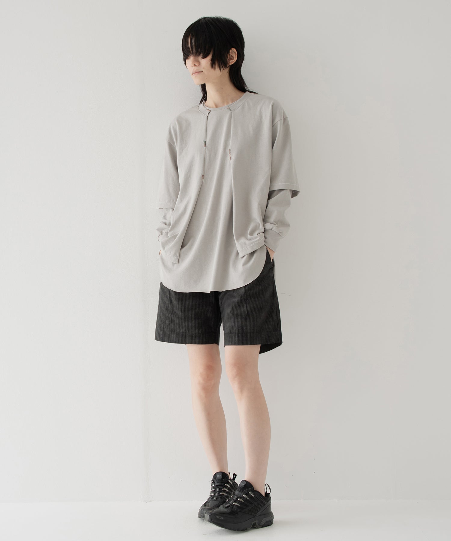 vintage-style open-front top – ANLIO（アンリオ）