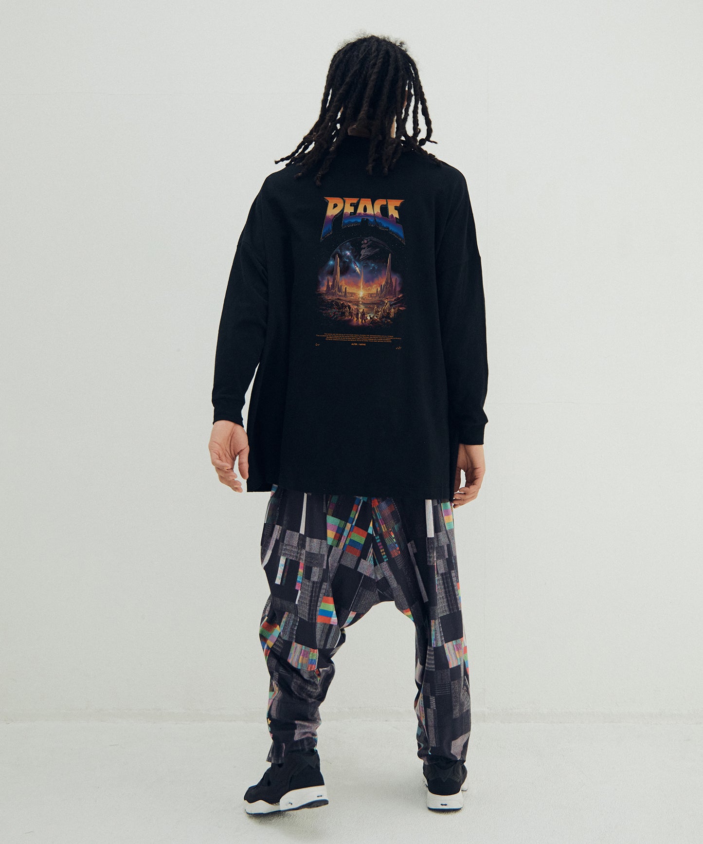 Glitchcheck Wide Pants