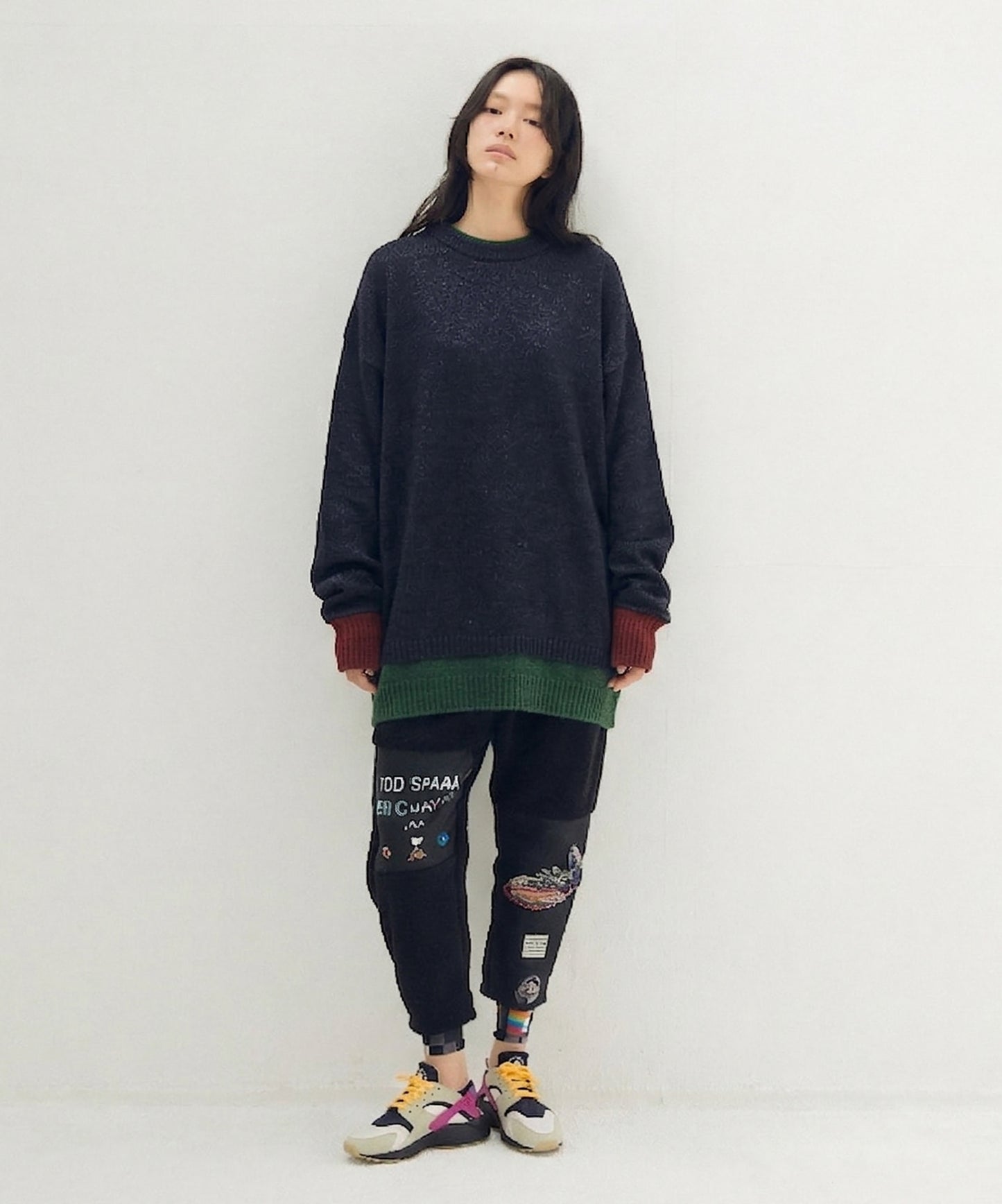 Mohair Layer Knit Pulover