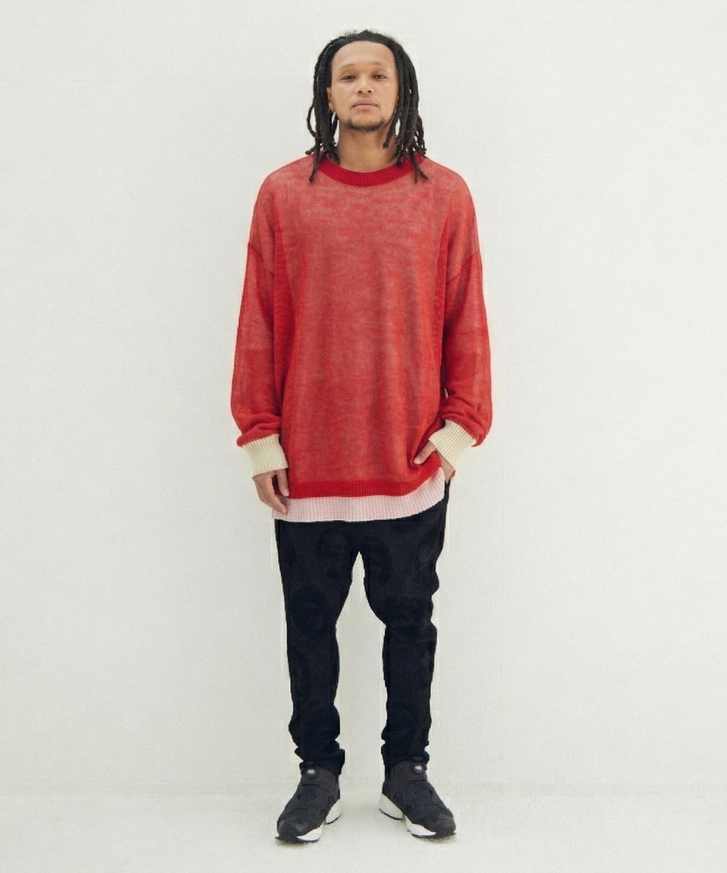 Mohair Layer Knit Pulover