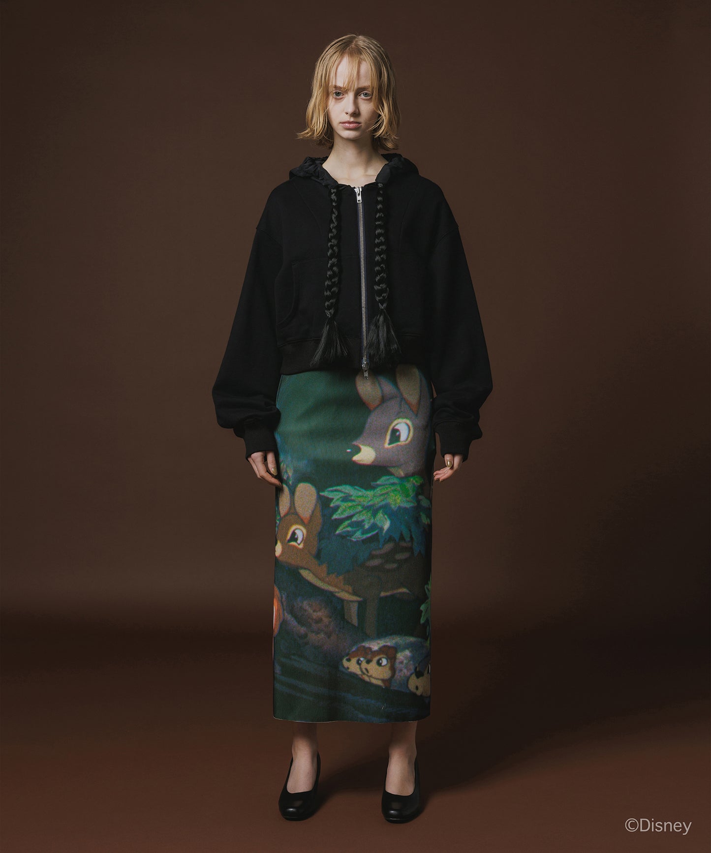 Disney 『Snow White』 NON TOKYO 　RINT RIB SKIRT