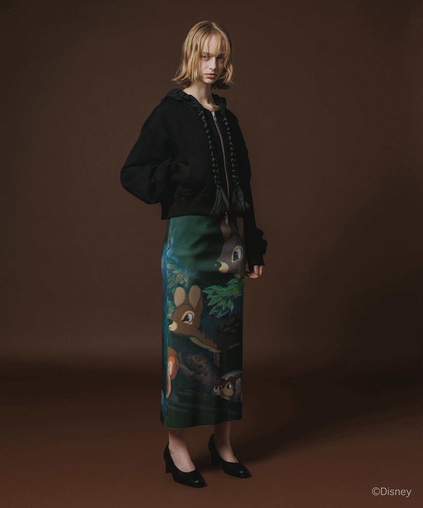 Disney 『Snow White』 NON TOKYO 　RINT RIB SKIRT