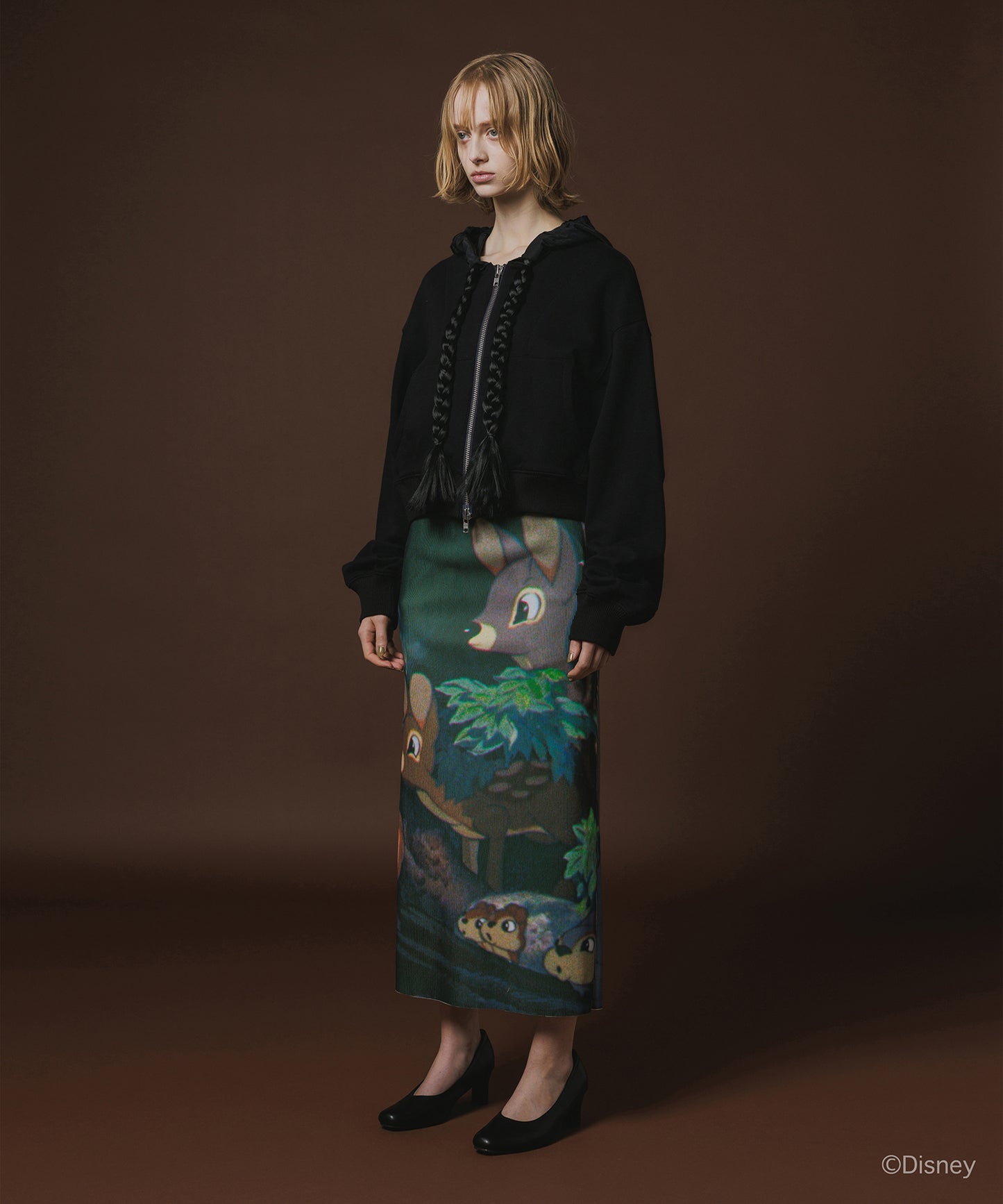 Disney 『Snow White』 NON TOKYO 　RINT RIB SKIRT