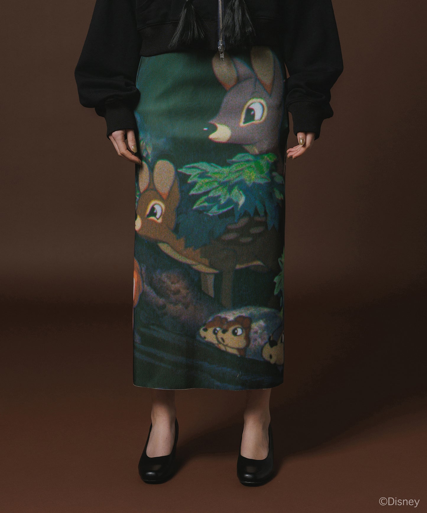 Disney 『Snow White』 NON TOKYO 　RINT RIB SKIRT