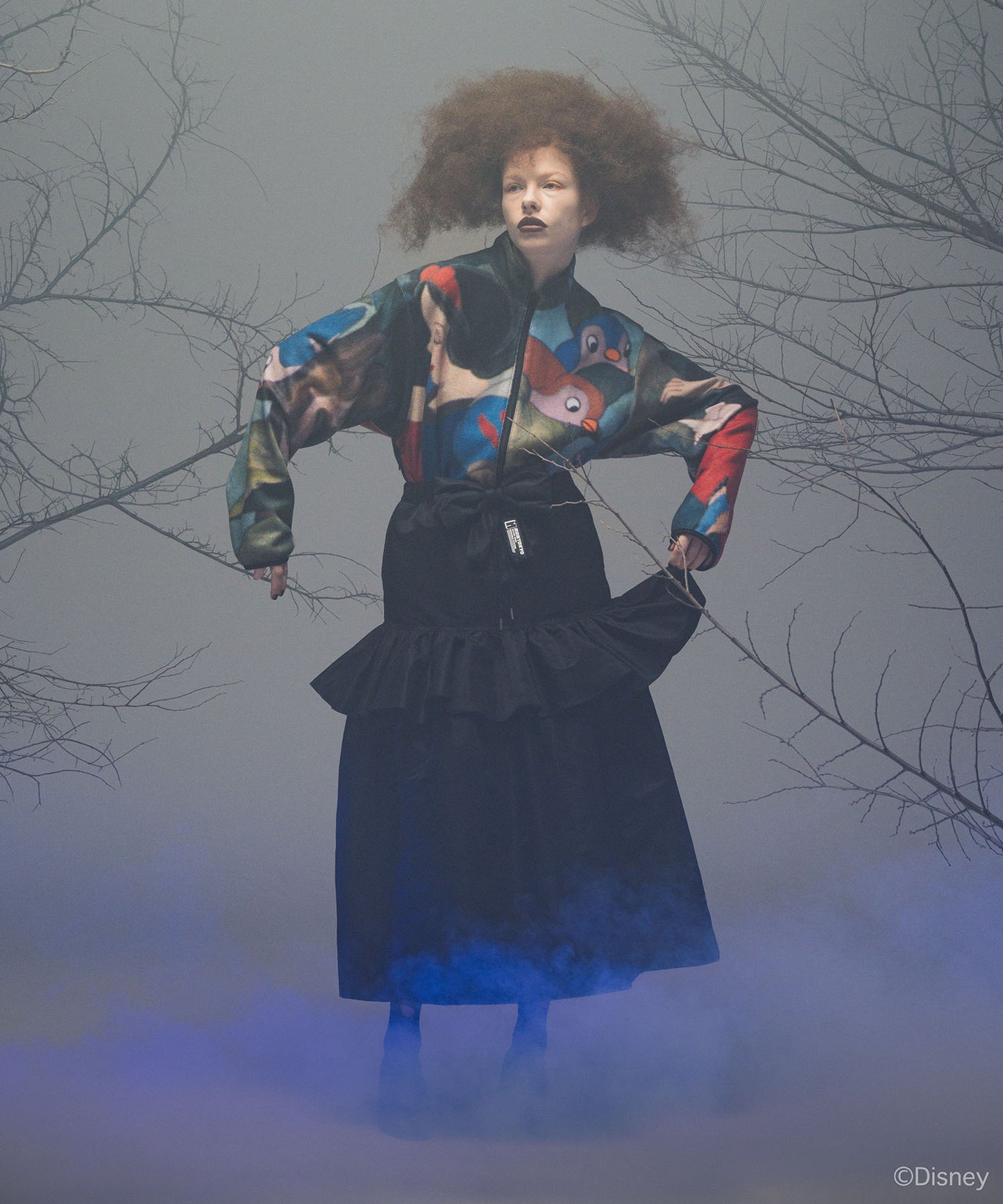 Disney 『Snow White』 NON TOKYO 　PRINT FLEECE BLOUSON