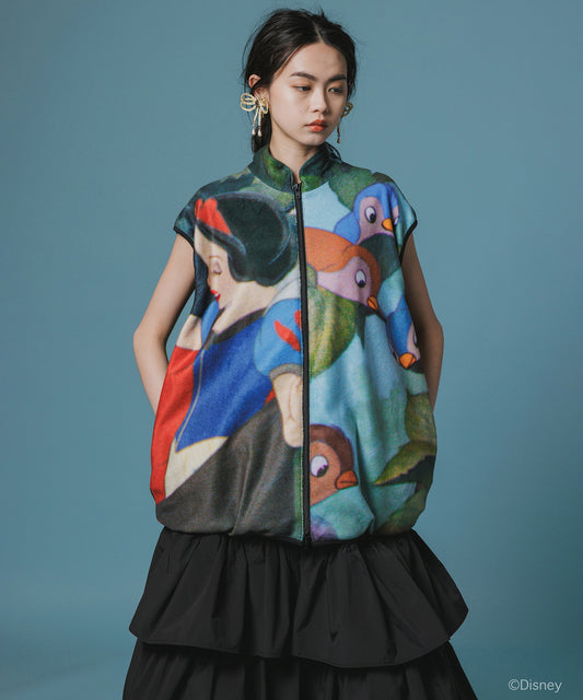Disney 『Snow White』 NON TOKYO 　PRINT FLEECE VEST