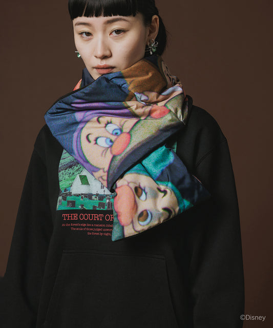 Disney 『Snow White』 NON TOKYO 　PRINT FLEECE MUFFLER