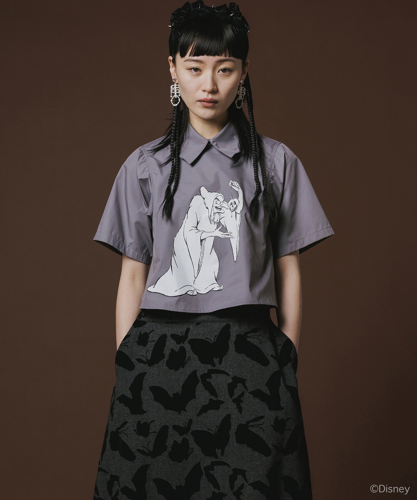 Disney 『Snow White』 NON TOKYO 　PULLOVER BATS SHIRT