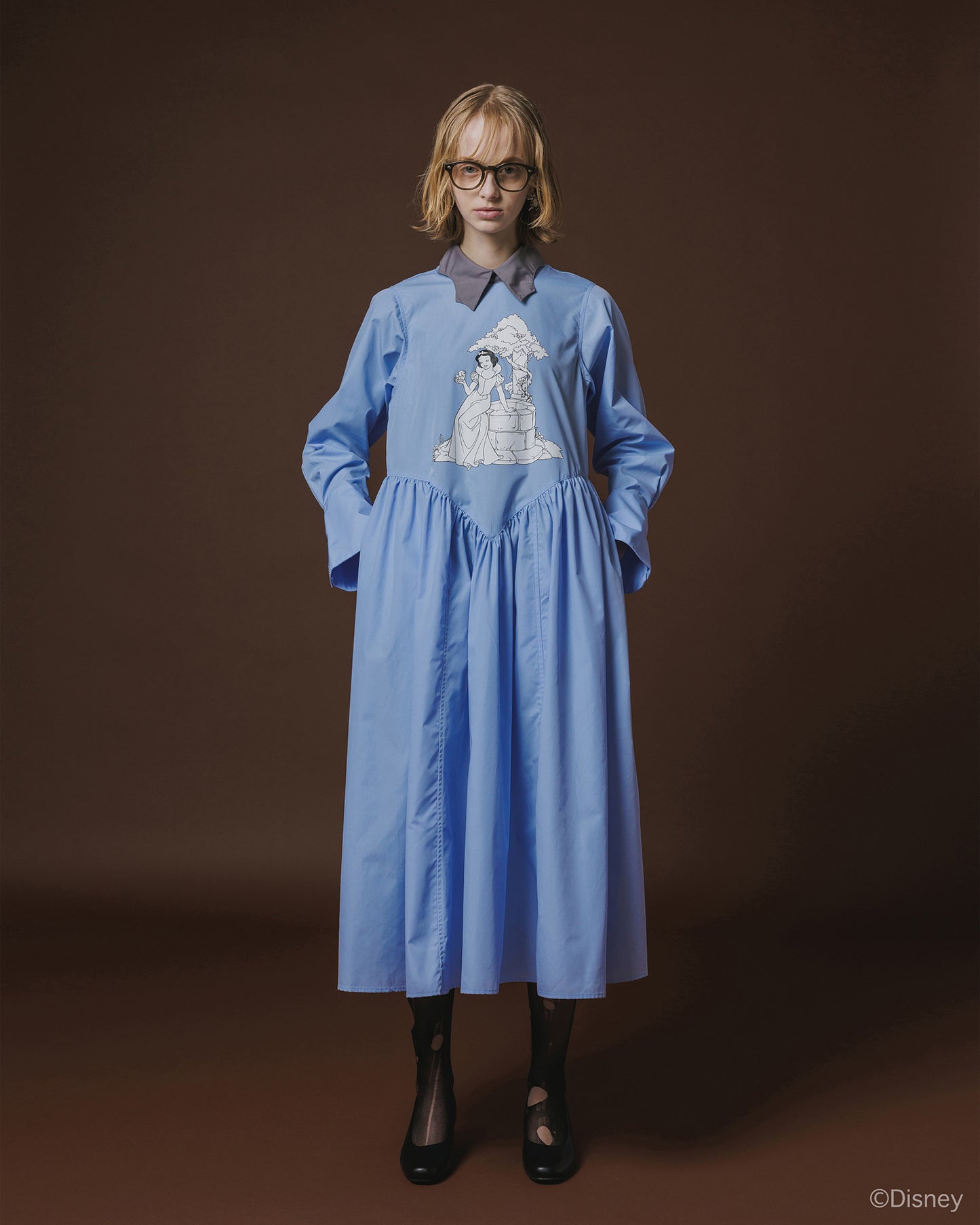 Disney 『Snow White』 NON TOKYO 　PULLOVER BATS SHIRT O/P