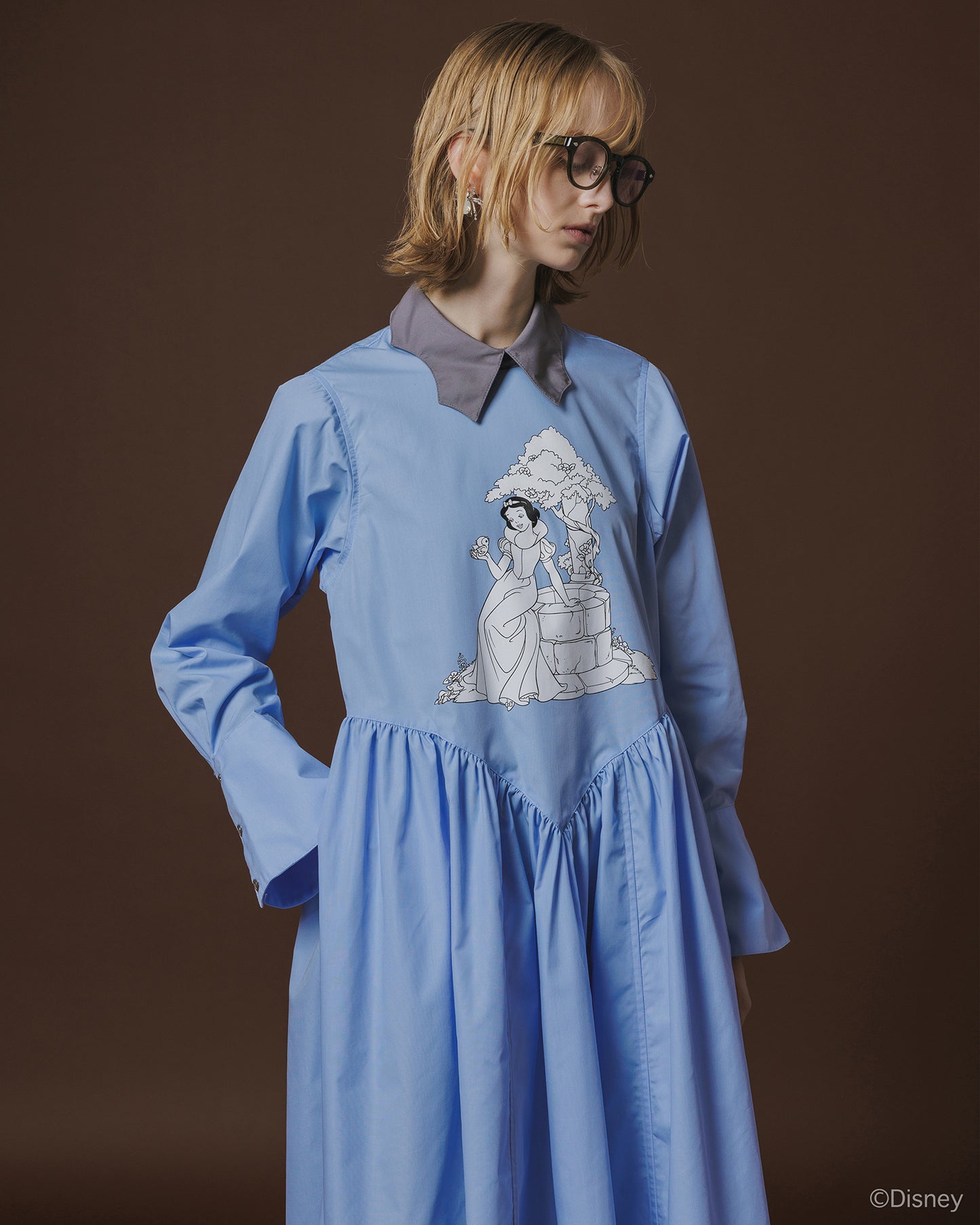 Disney 『Snow White』 NON TOKYO 　PULLOVER BATS SHIRT O/P