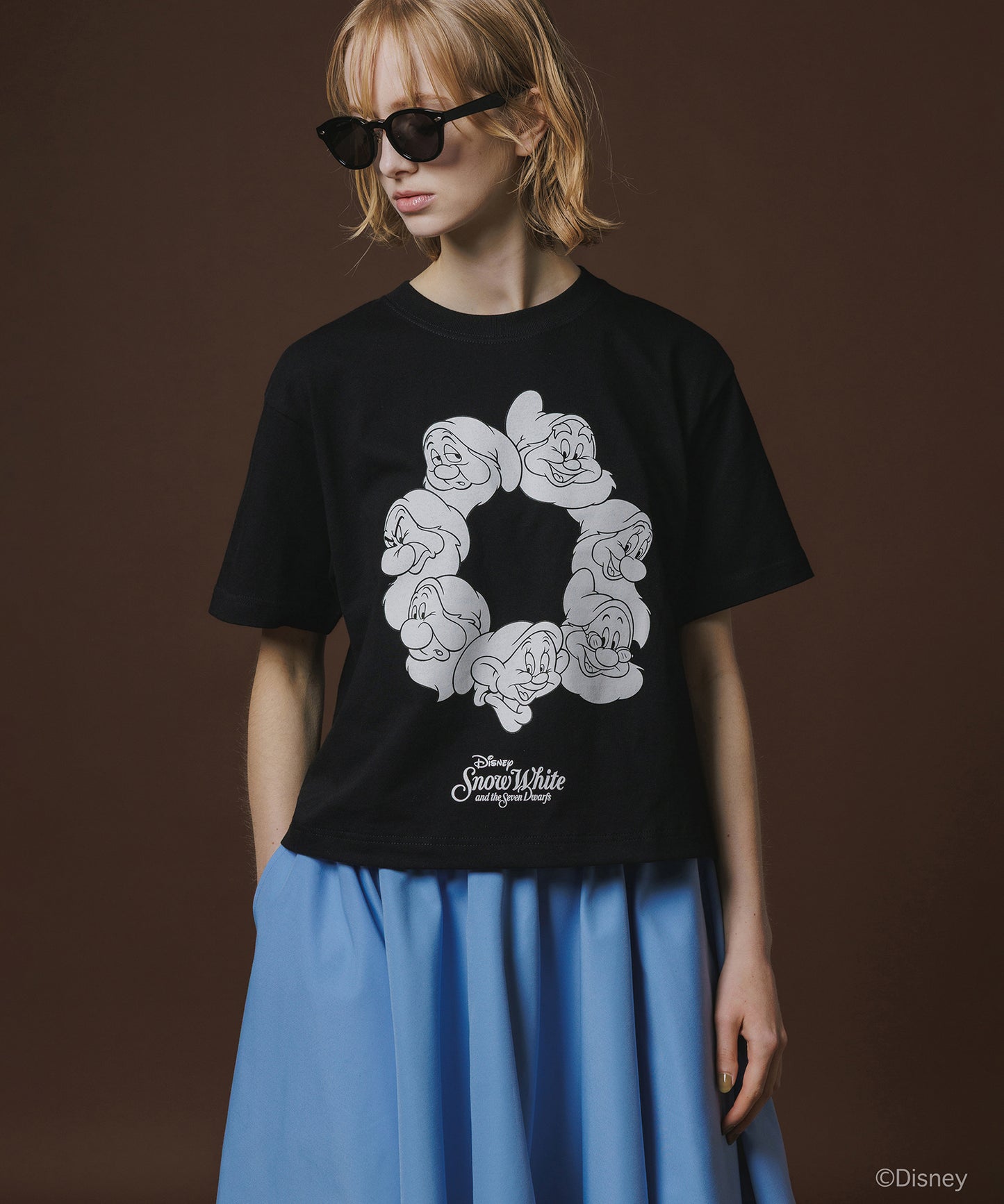 Disney 『Snow White』 NON TOKYO 　PRINT SHORT T-SHIRT(DWARFS)