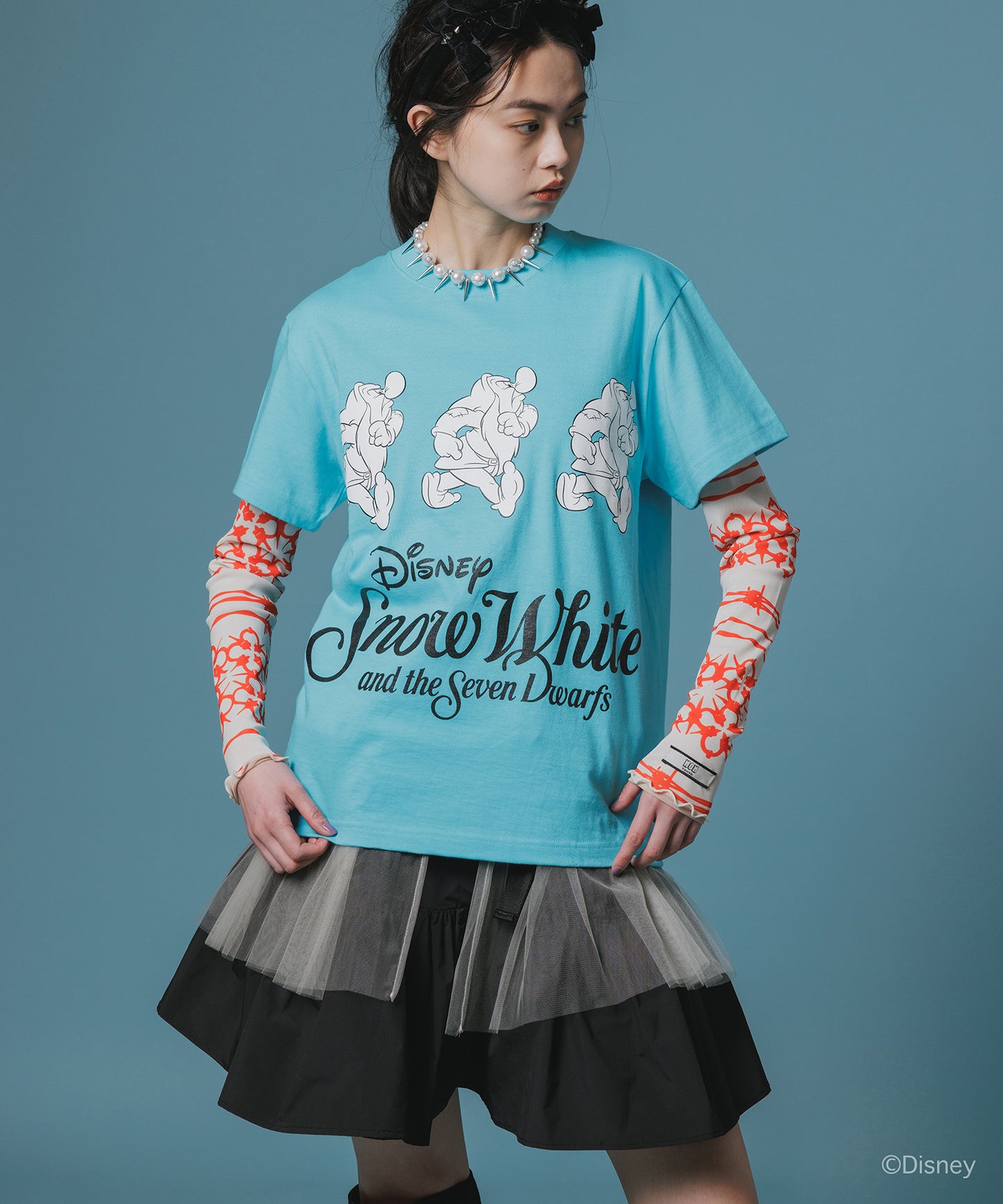Disney 『Snow White』 NON TOKYO 　PRINT SHORT T-SHIRT(DWARFS)  PRINT T-SHIRT(GRUMPY)
