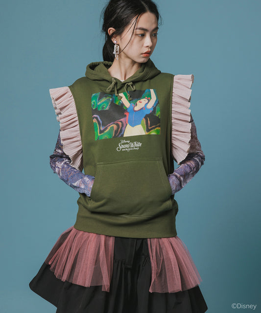 Disney 『Snow White』 NON TOKYO 　FRILL SLEEVE HOODIE