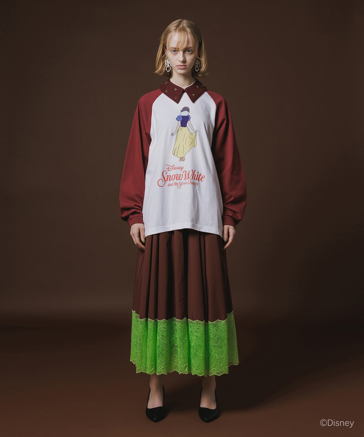 Disney 『Snow White』 NON TOKYO 　PRINT RAGLAN T-SHIRT(SNOW WHITE)