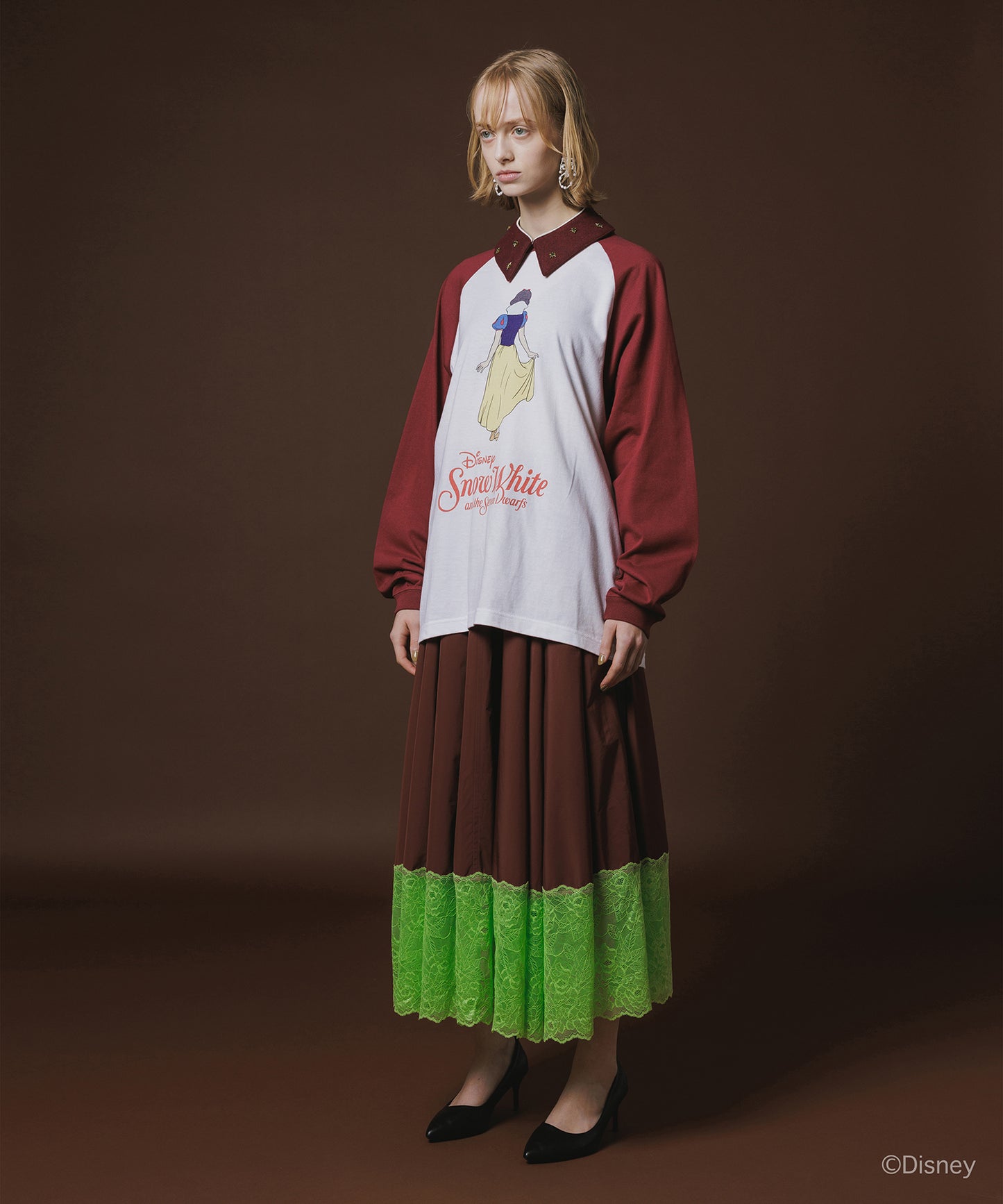 Disney 『Snow White』 NON TOKYO 　PRINT RAGLAN T-SHIRT(SNOW WHITE)