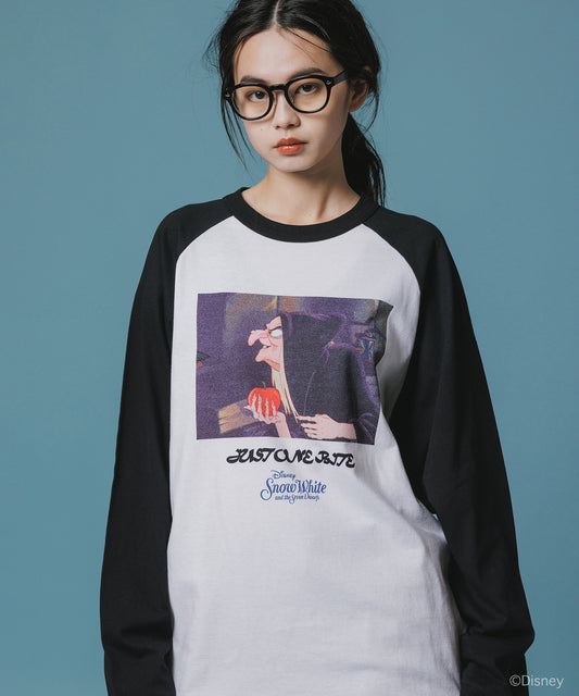 Disney 『Snow White』 NON TOKYO 　PRINT RAGLAN T-SHIRT(OLD HAG)