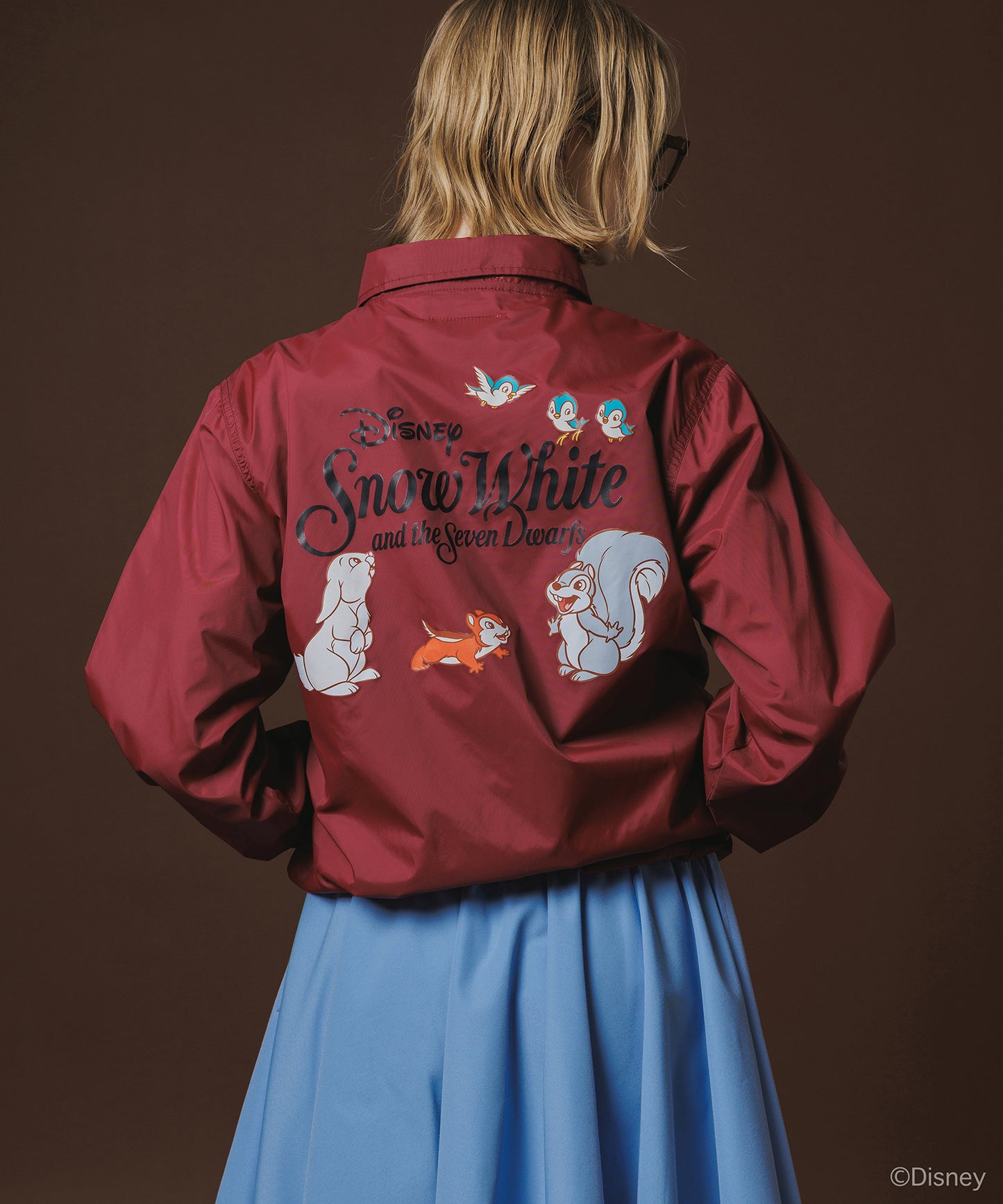 Disney 『Snow White』 NON TOKYO 　PRINT COACH JACKET(ANIMALS)