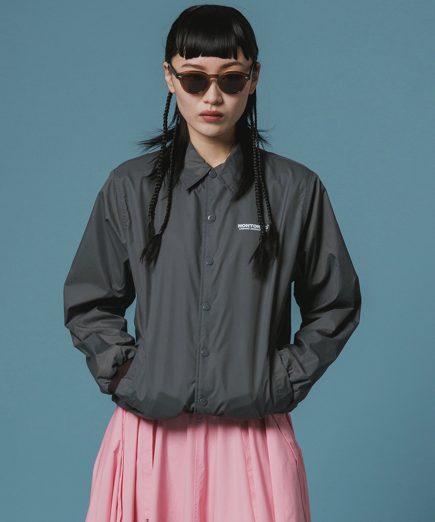 Disney 『Snow White』 NON TOKYO 　PRINT COACH JACKET(OLD HAG)