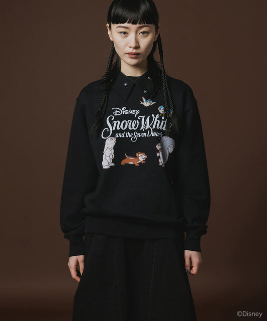 Disney 『Snow White』 NON TOKYO 　PRINT PULLOVER SWEAT(ANIMALS)