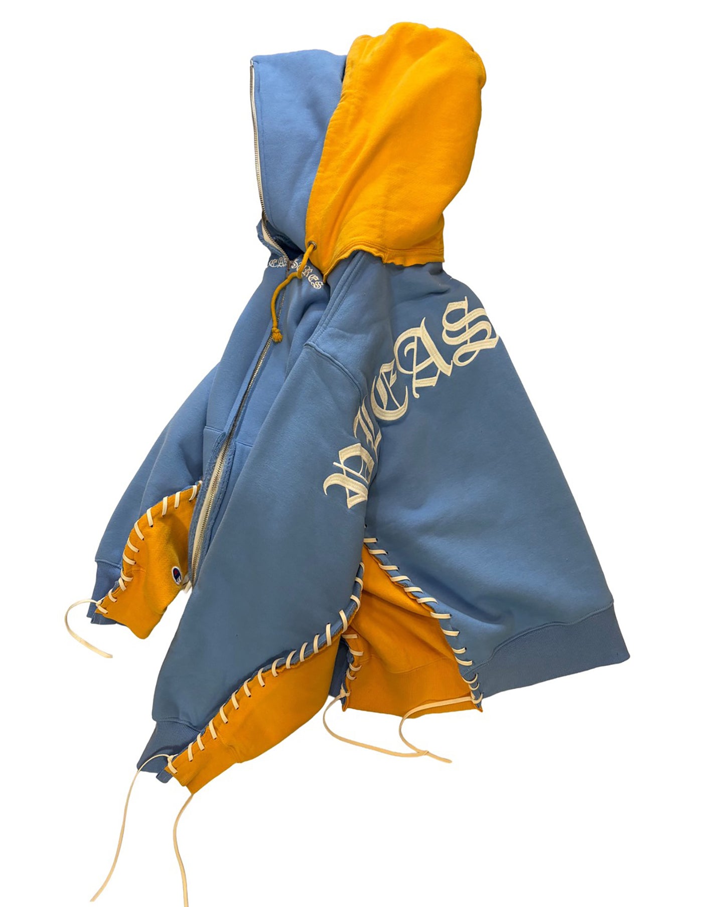 PLEASURES x DISCOVERED DOUBLE LAYERED HOODIE