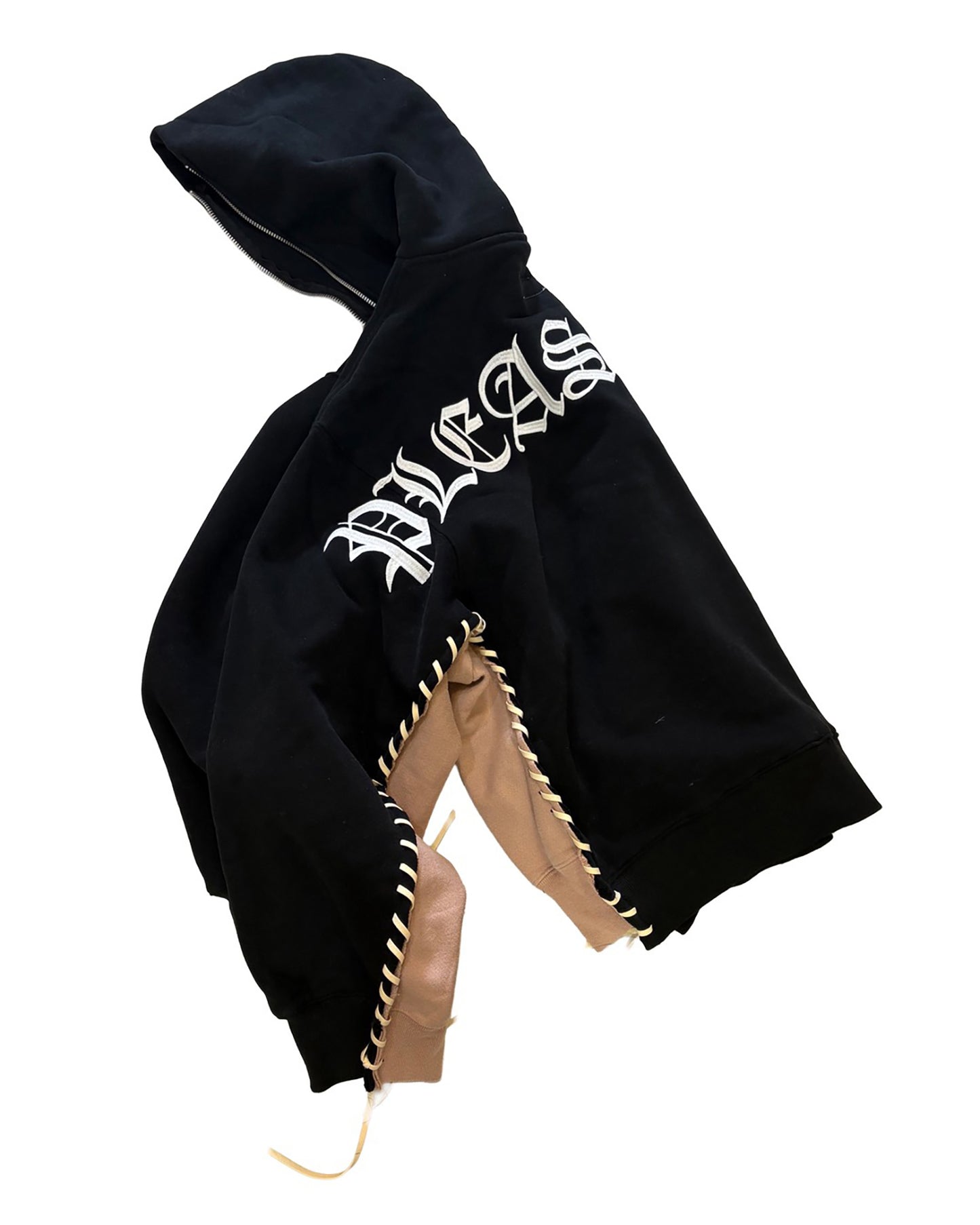 PLEASURES x DISCOVERED DOUBLE LAYERED HOODIE