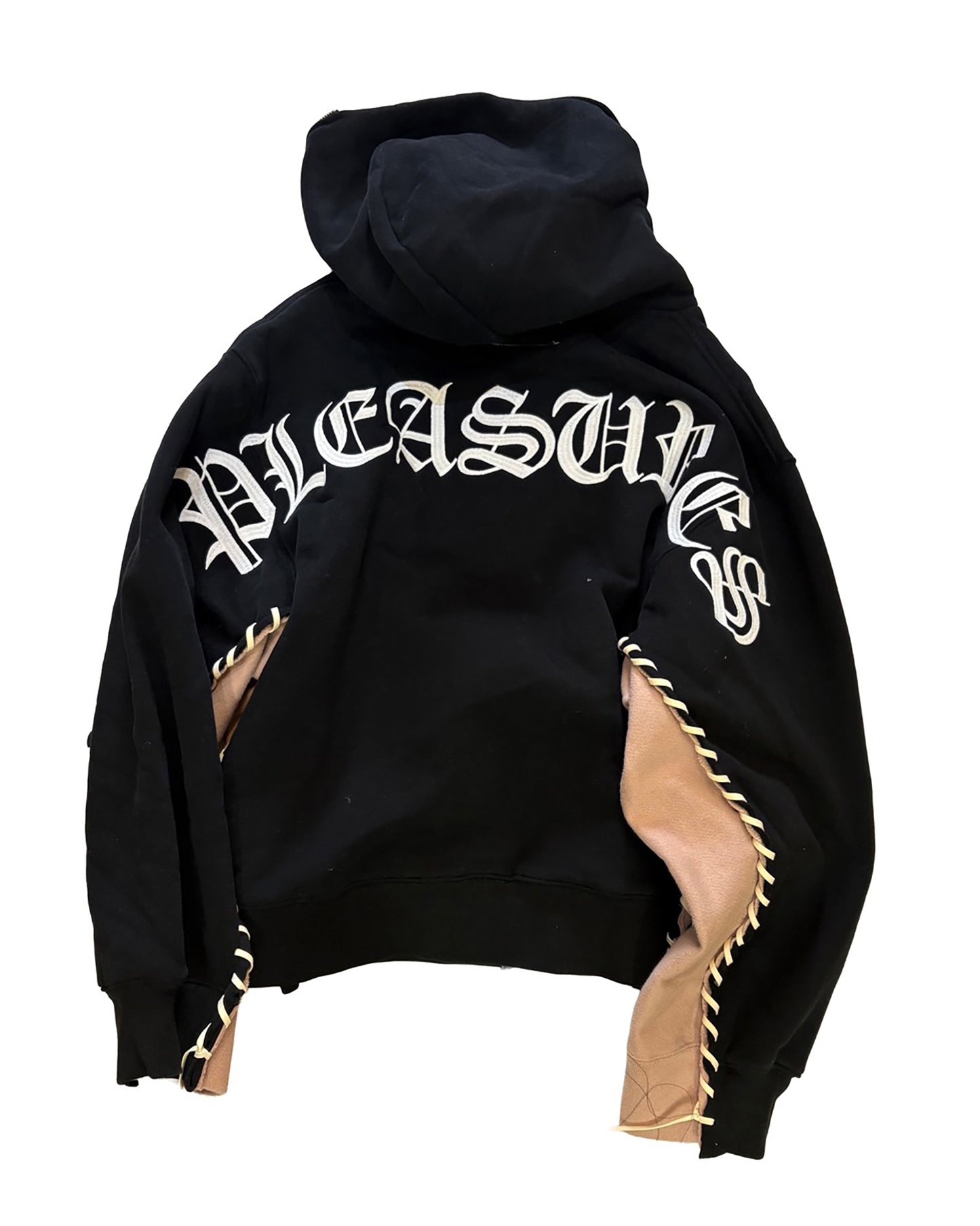 PLEASURES x DISCOVERED DOUBLE LAYERED HOODIE