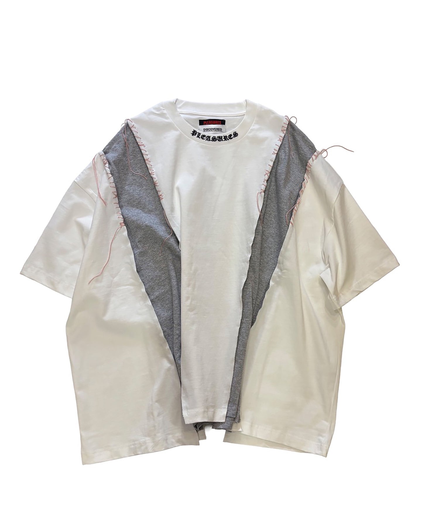 PLEASURES x DISCOVERED DOCKING WIDE TEE