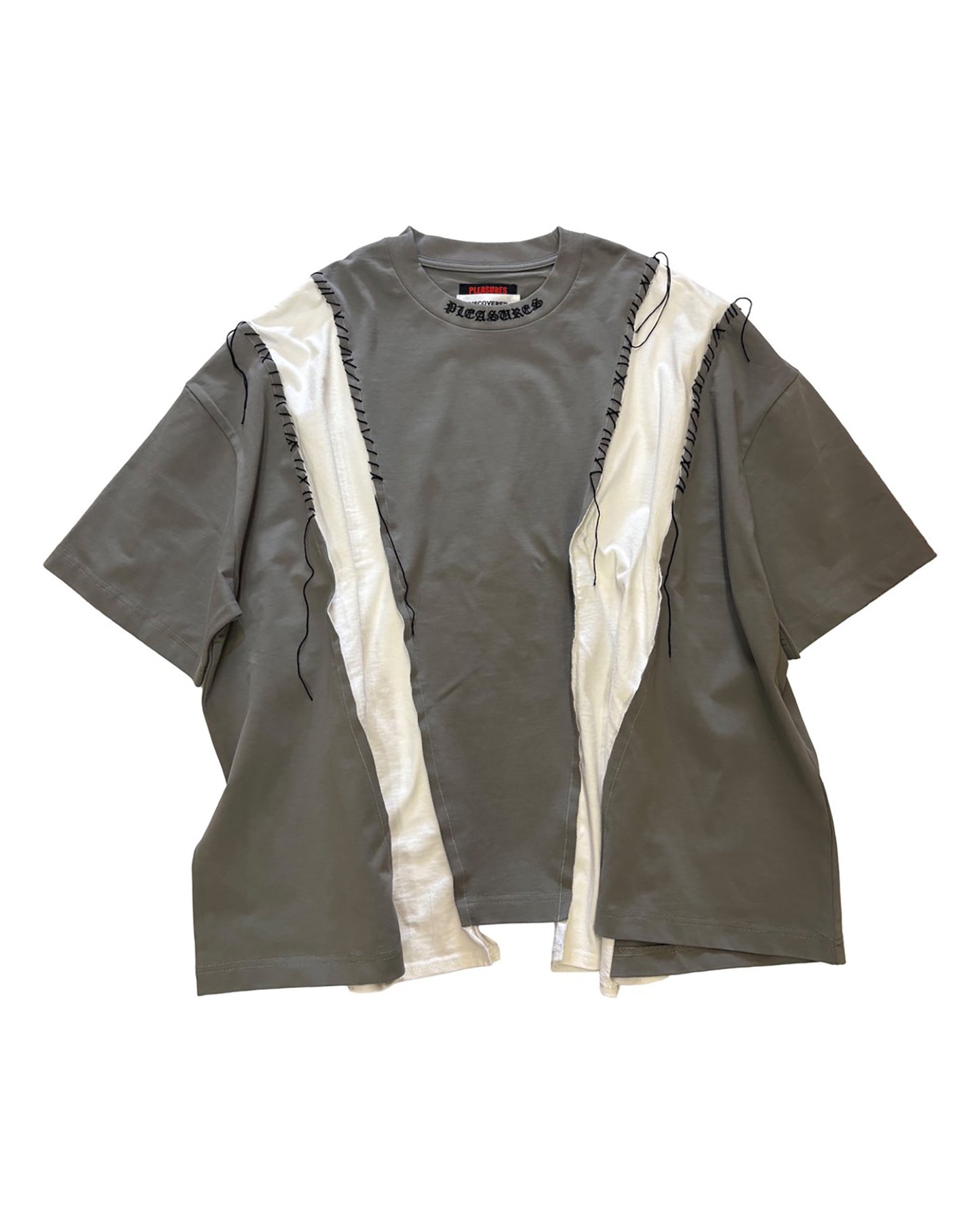 PLEASURES x DISCOVERED DOCKING WIDE TEE