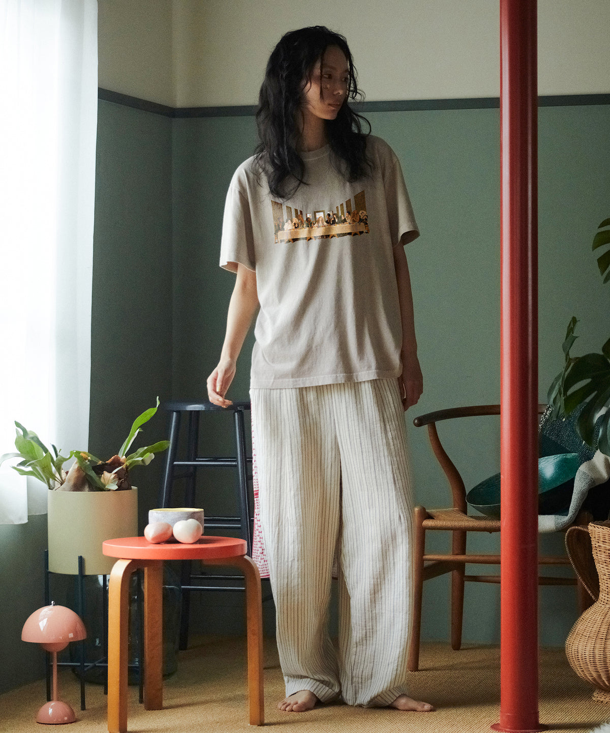 SHEMAGH LACE WIDE PANTS