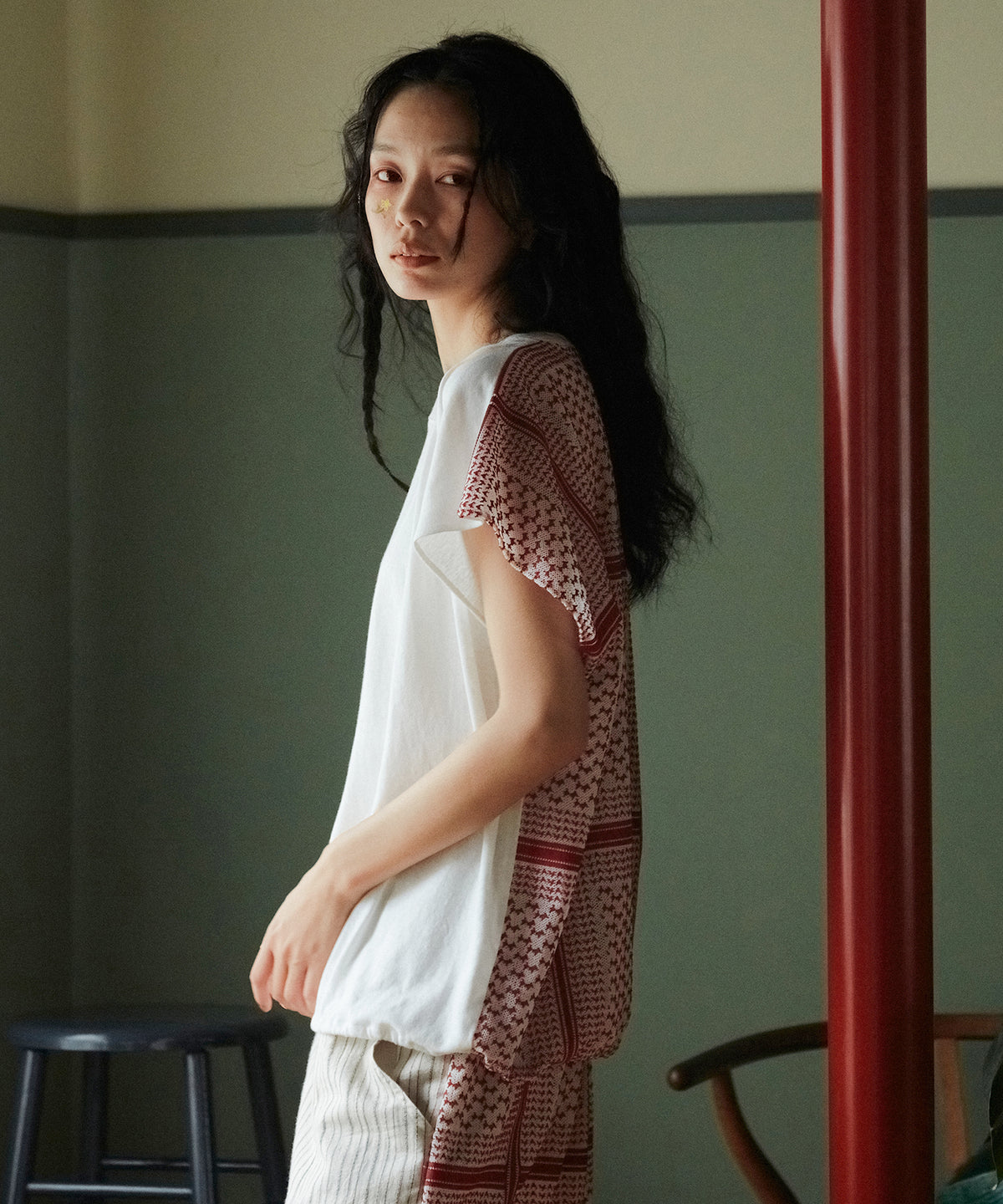 SHEMAGH LACE NO SLEEVE
