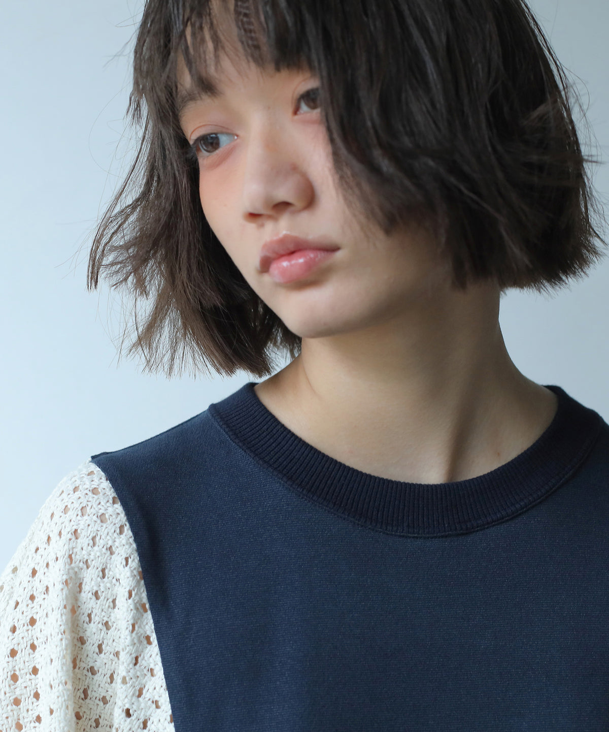 MIXTURE MEMORY DRESS　PLAIN