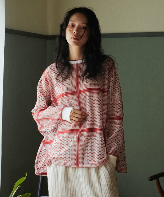 SHEMAGH LACE PULLOVER