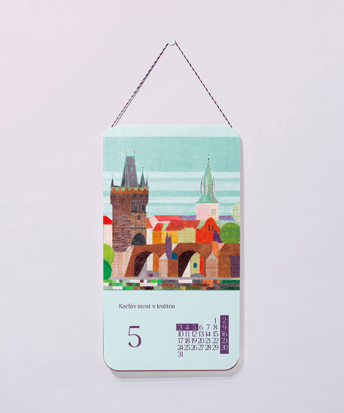 2027 カレンダー 「2027 World Travel Calendar チェコとスロバキアの旅」Design : Ryusuke Tanaka