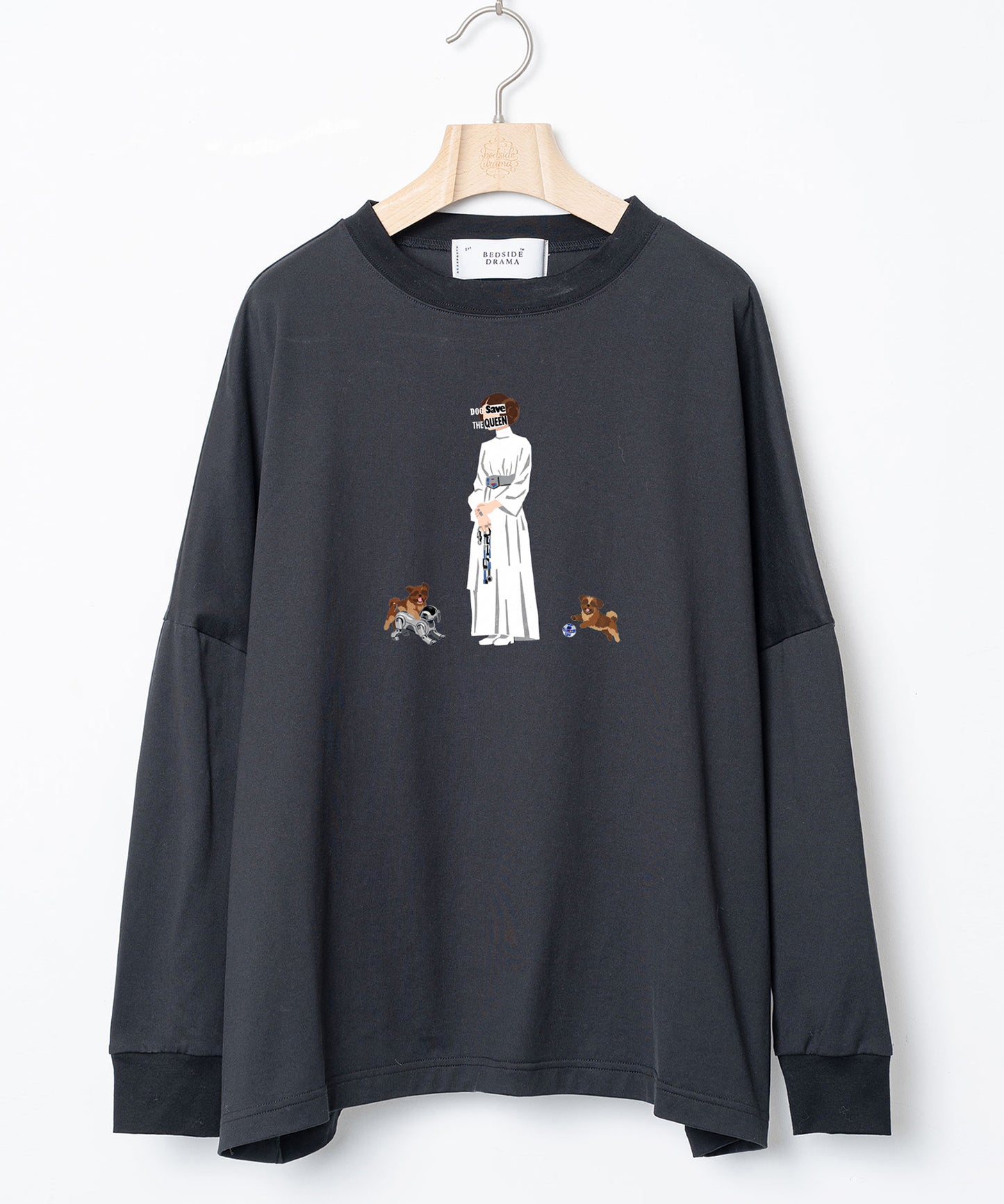 DOG SAVE THE QUEEN Wide Pullover