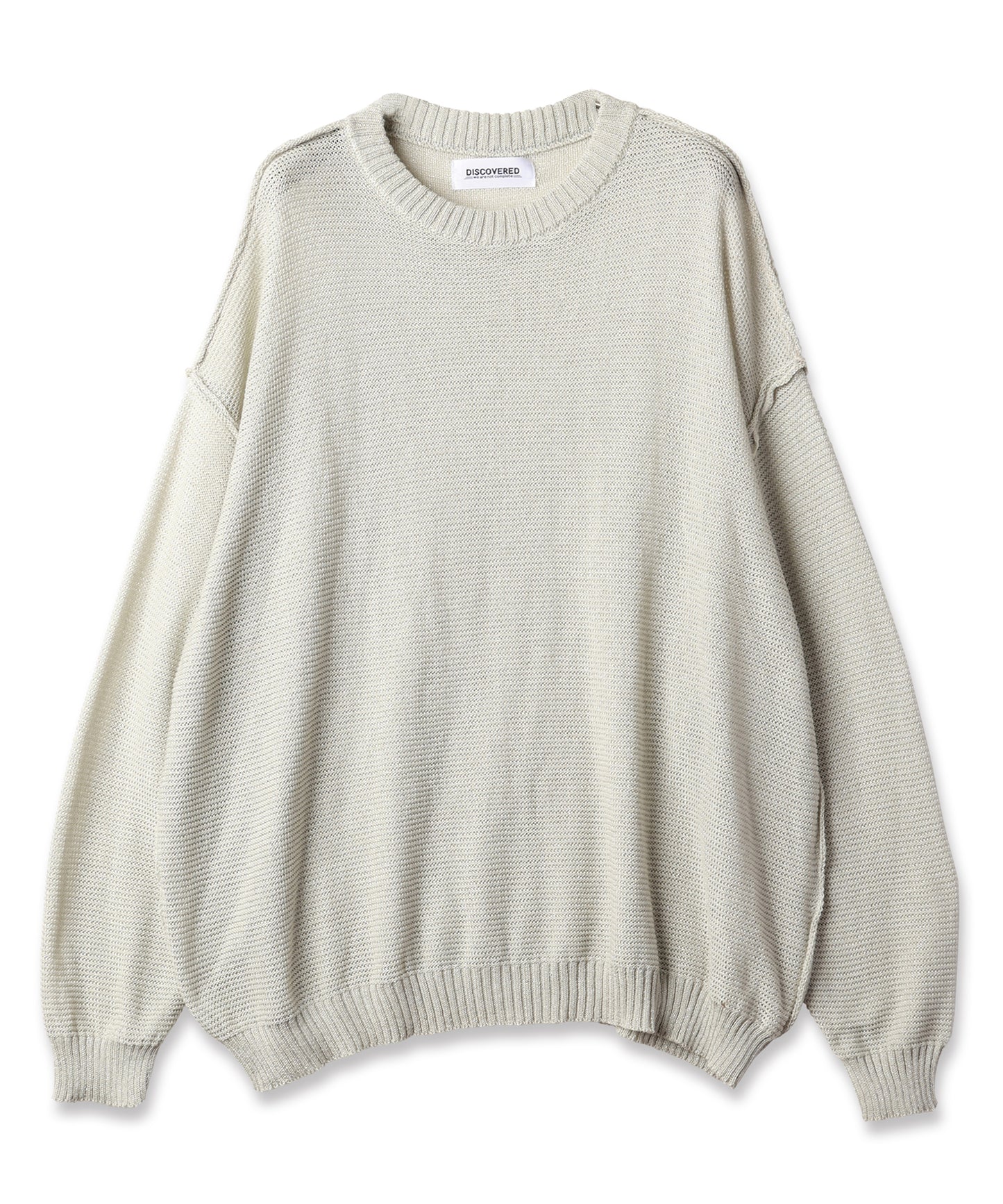 BASIC OUTSEEM RAME CREW KNIT