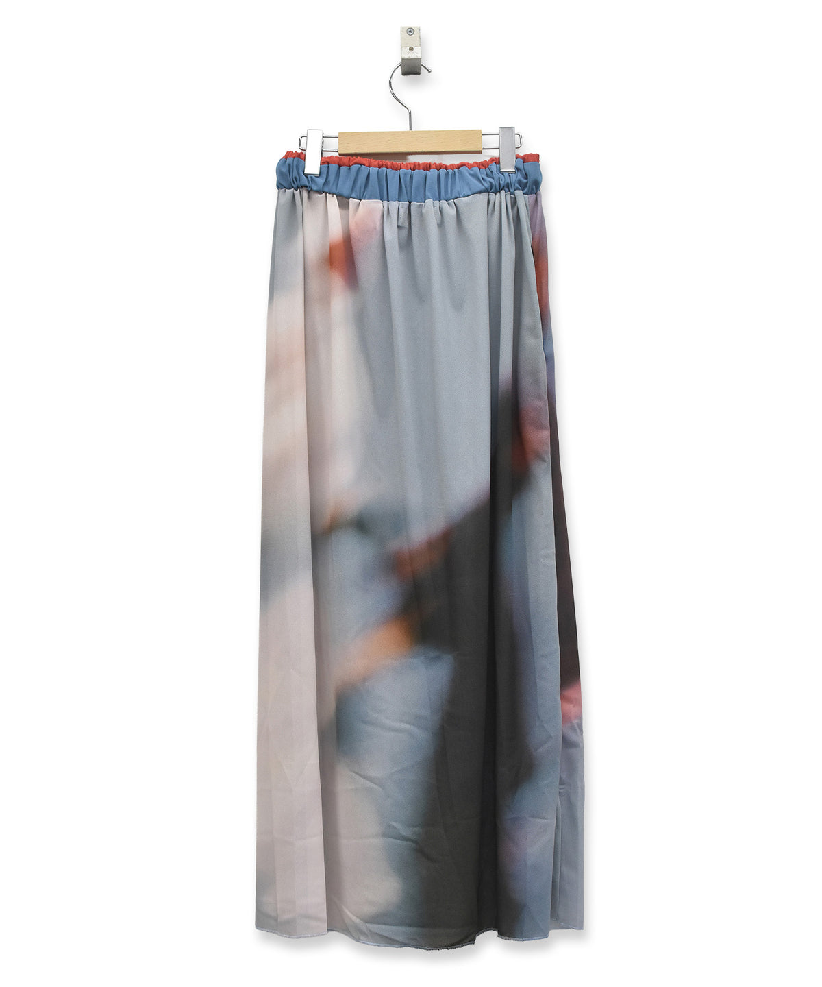 DIM PRINT LONG SKIRT