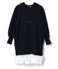 FRILL HEM SWEAT ONE-PIECE【商品納期 2月下旬】