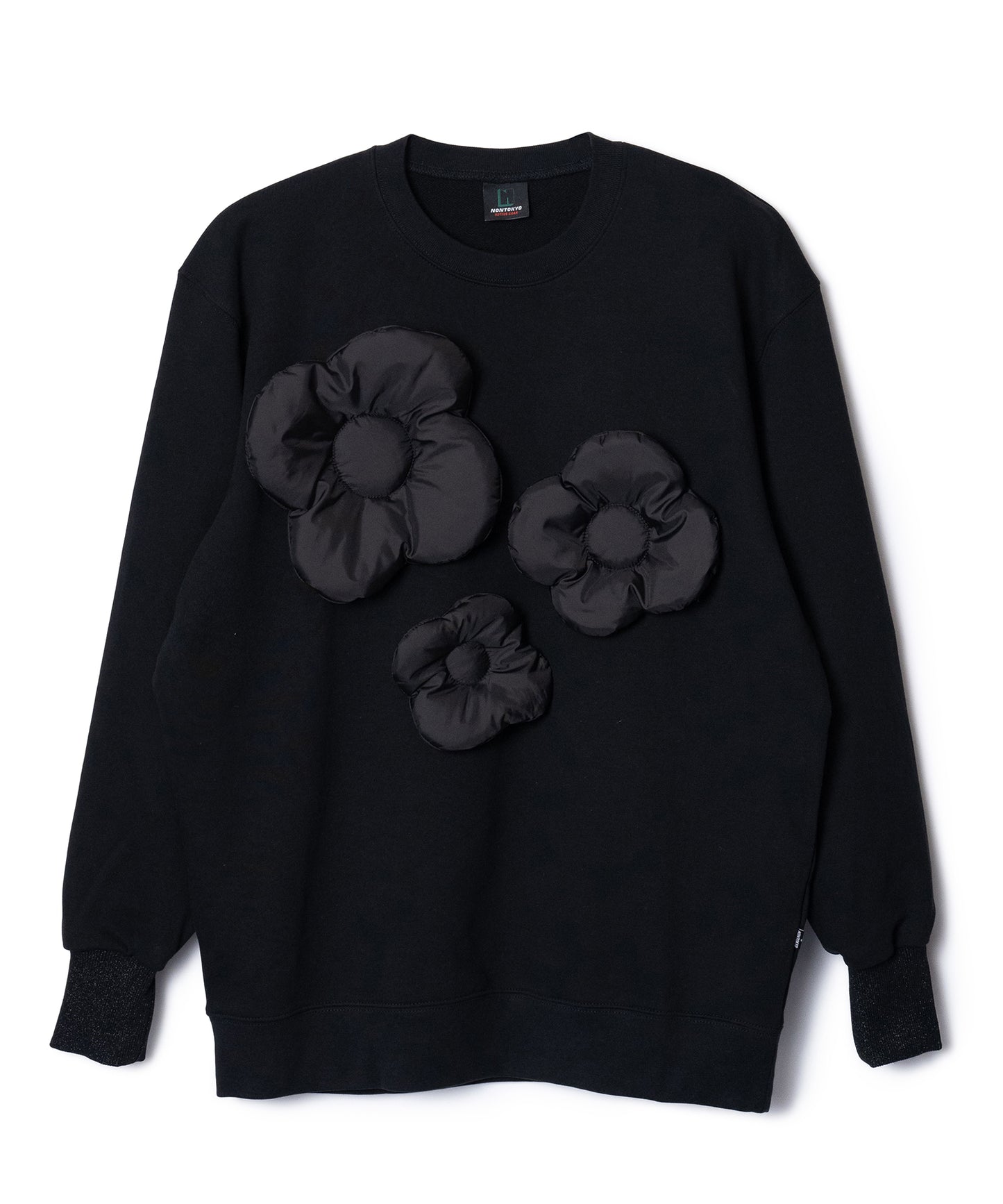 PUFF FLOWER PULLOVER SWEAT