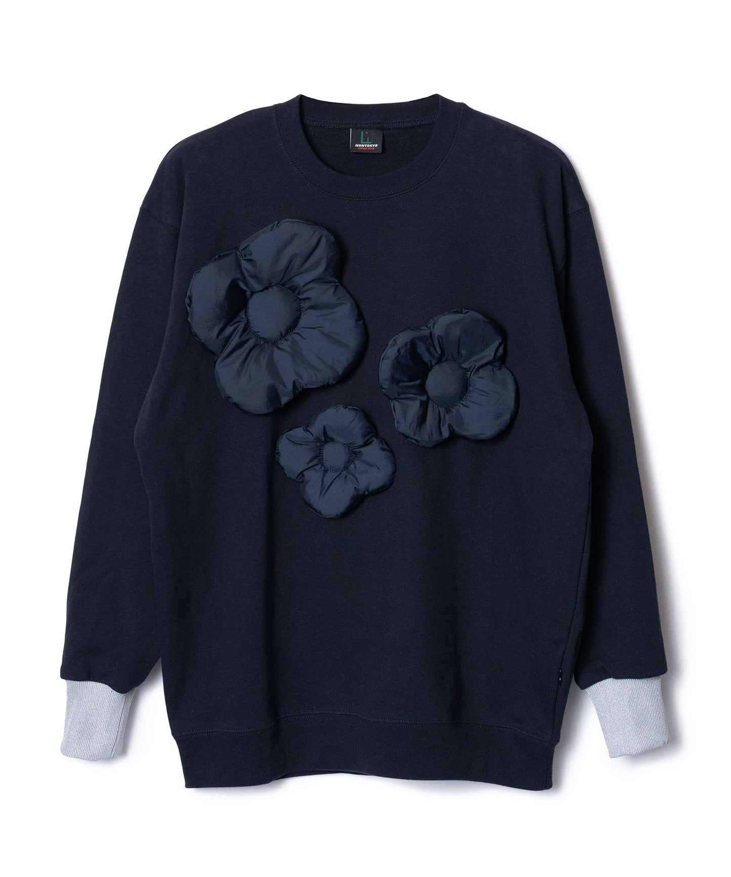 PUFF FLOWER PULLOVER SWEAT