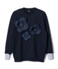 PUFF FLOWER PULLOVER SWEAT【商品納期 3月下旬】