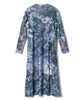 PRINT RIB LONG SLEEVE ONE-PIECE【商品納期 3月下旬】