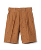 FLOWER EMBROIDERY TUCK SHORTS( feat.UNIVERSALOVERALL)【商品納期 3月下旬】