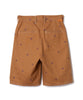 FLOWER EMBROIDERY TUCK SHORTS( feat.UNIVERSALOVERALL)【商品納期 3月下旬】