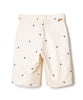 FLOWER EMBROIDERY TUCK SHORTS( feat.UNIVERSALOVERALL)【商品納期 3月下旬】