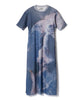 PRINT RIB HALF SLEEVE ONE-PIECE【商品納期 3月下旬】