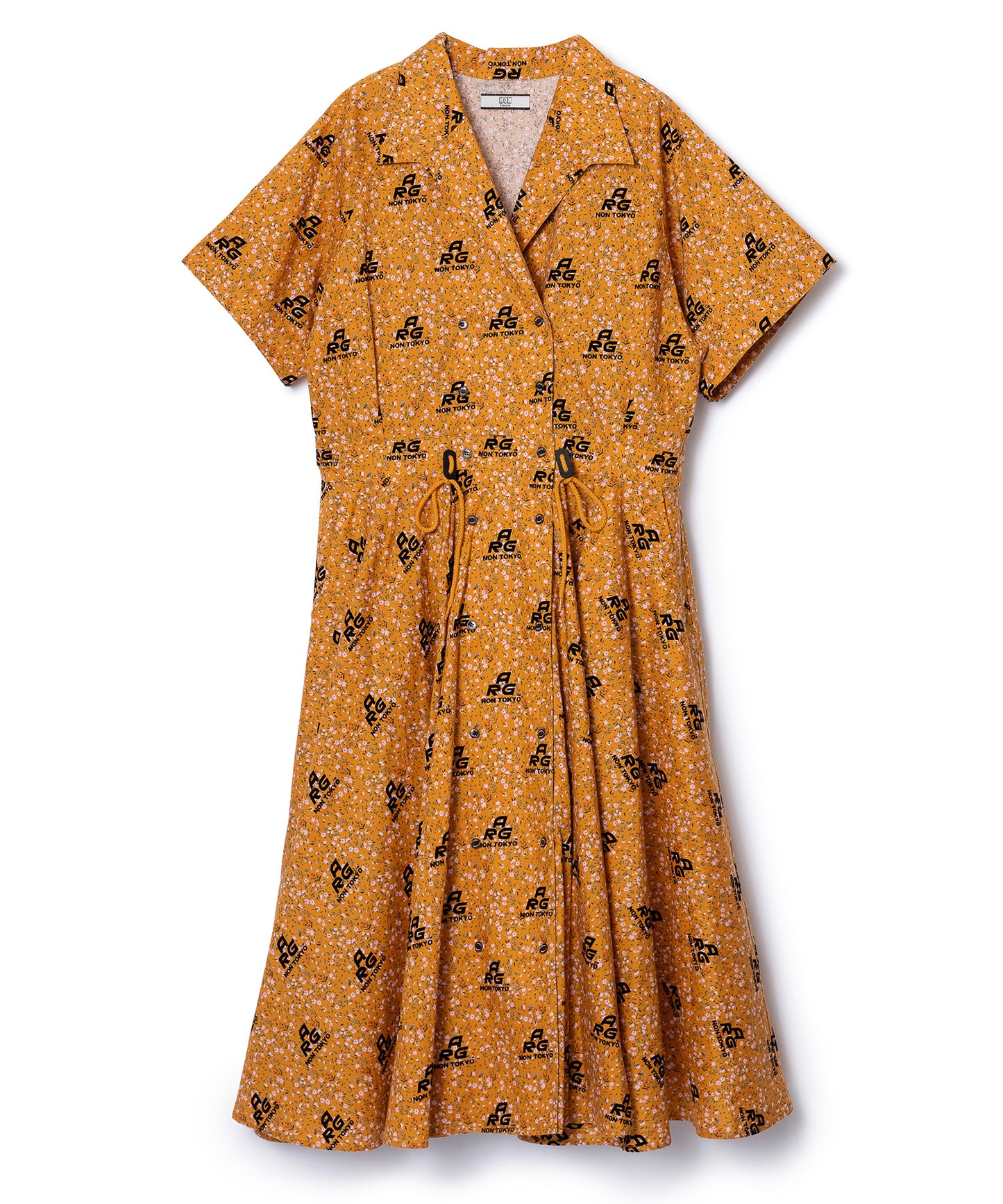 FLOCKED PRINT ONE-PIECE【商品納期 4月下旬】