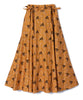 FLOCKED PRINT LONG SKIRT【商品納期 4月下旬】