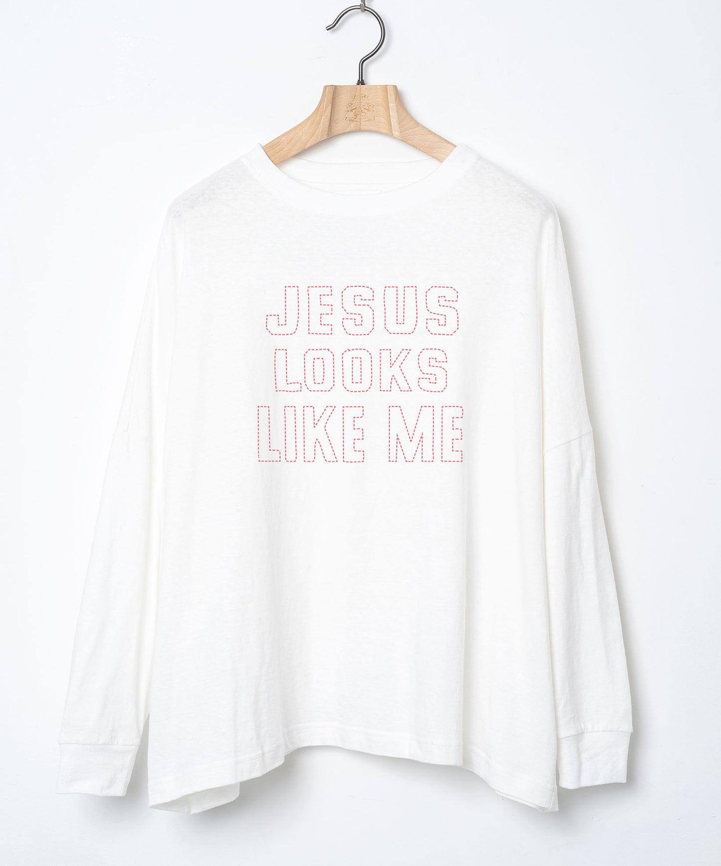 JESUS LOOKS Emboroi L/S Tee