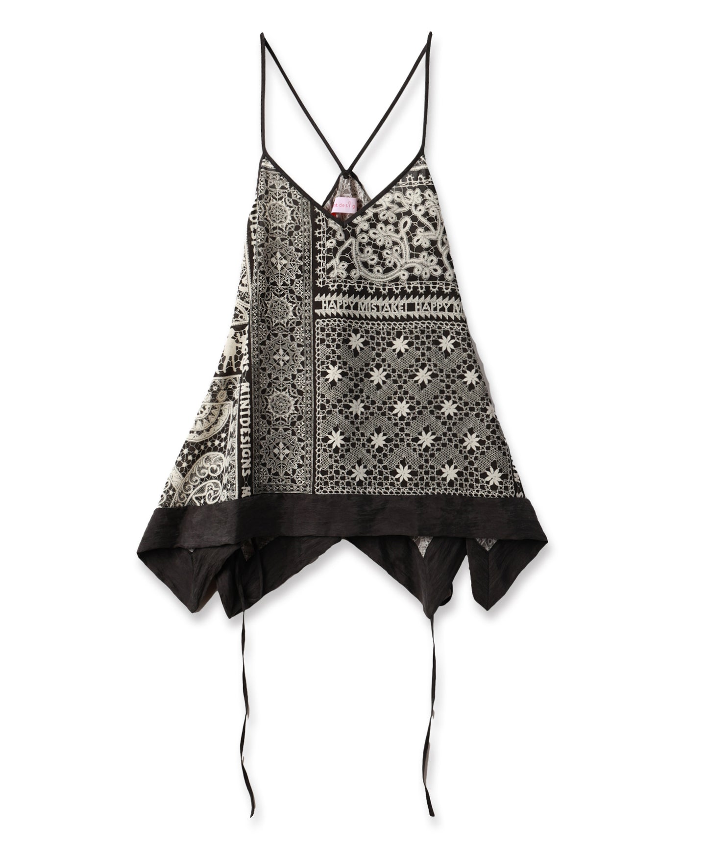 LACE COLLAGE CAMISOLE / レースコラージュキャミソール【商品納期 1月下旬】