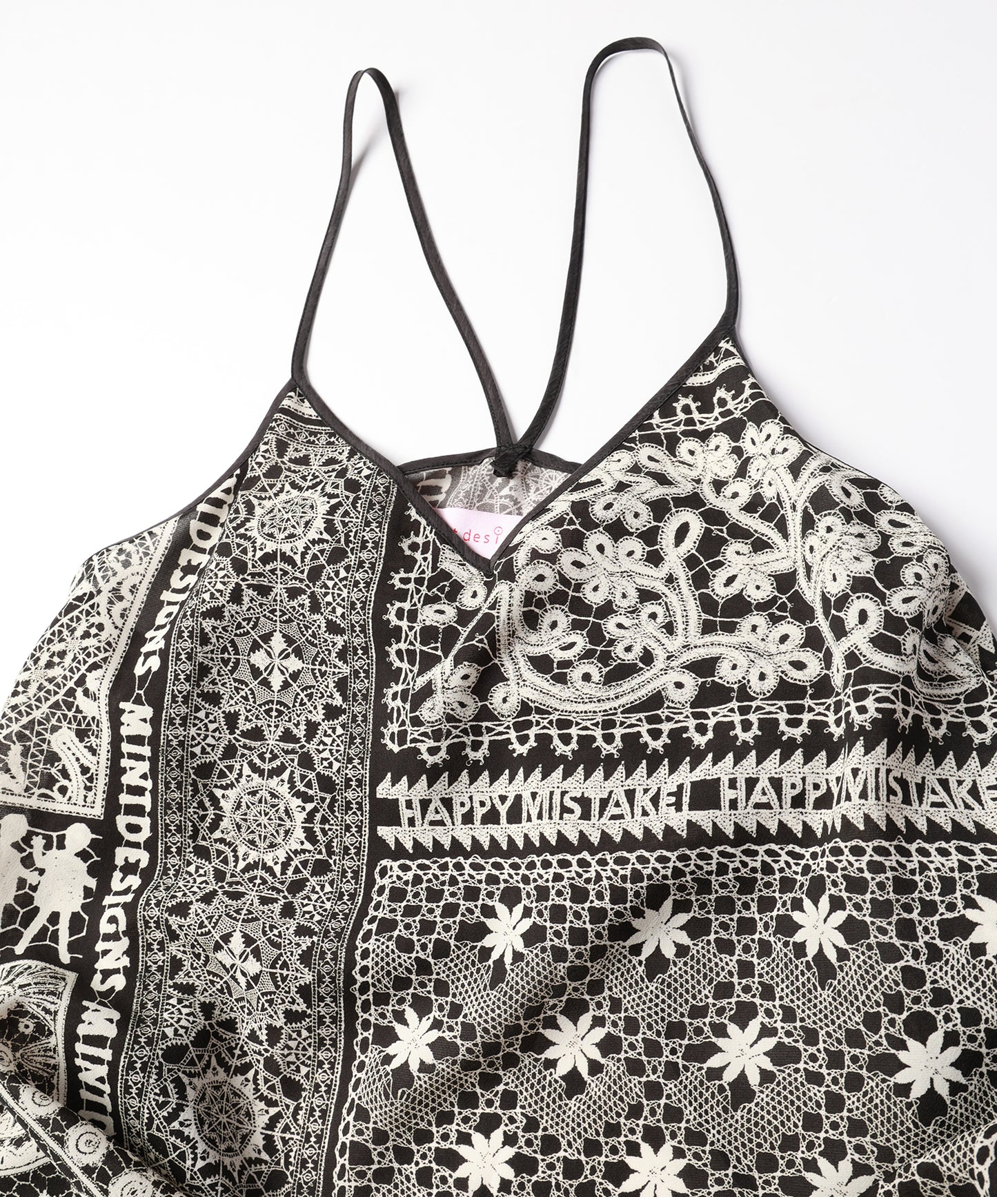 LACE COLLAGE CAMISOLE / レースコラージュキャミソール【商品納期 1月下旬】